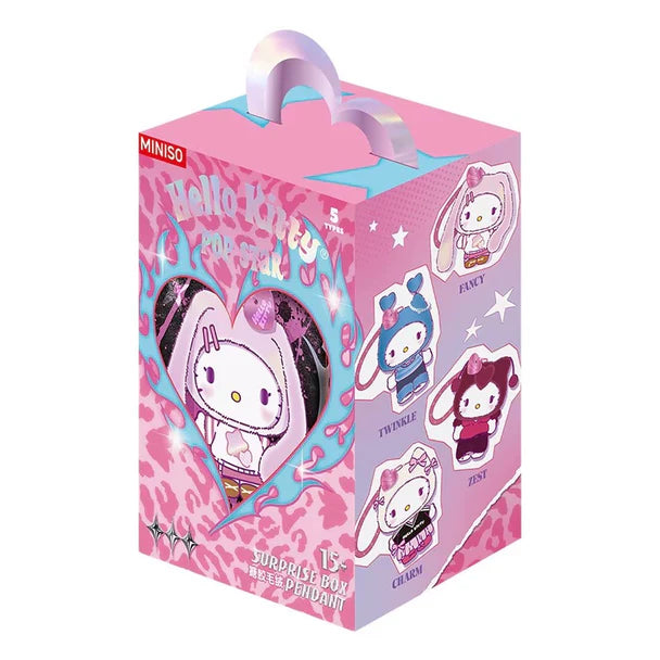 MINISO Hello Kitty Pop Star Vinyl Plush Pendant Blind Box