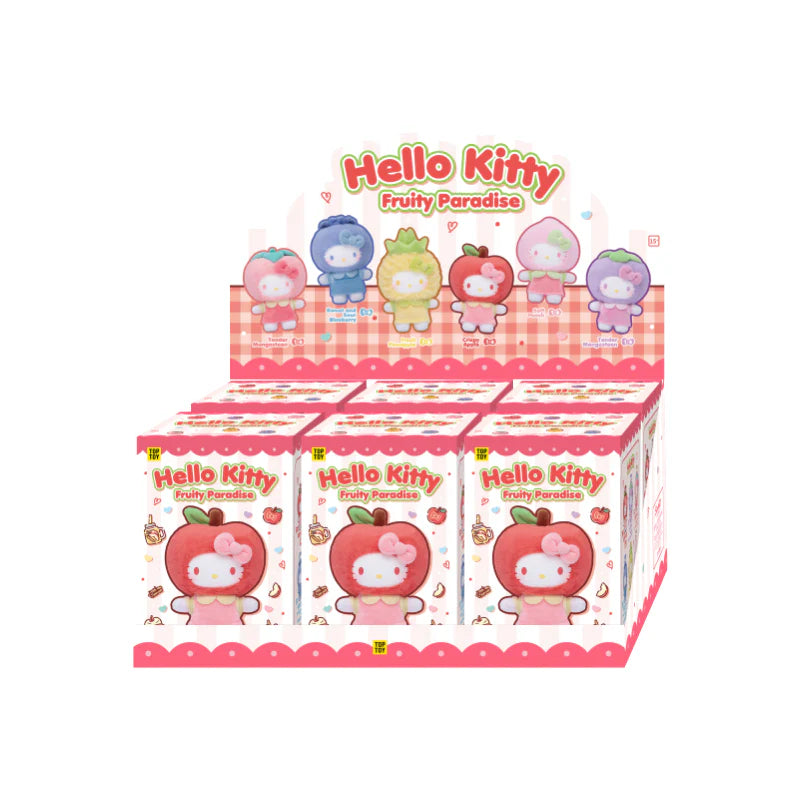 Hello Kitty Fruity Paradise Vinyl Plush Keychain Blind Box
