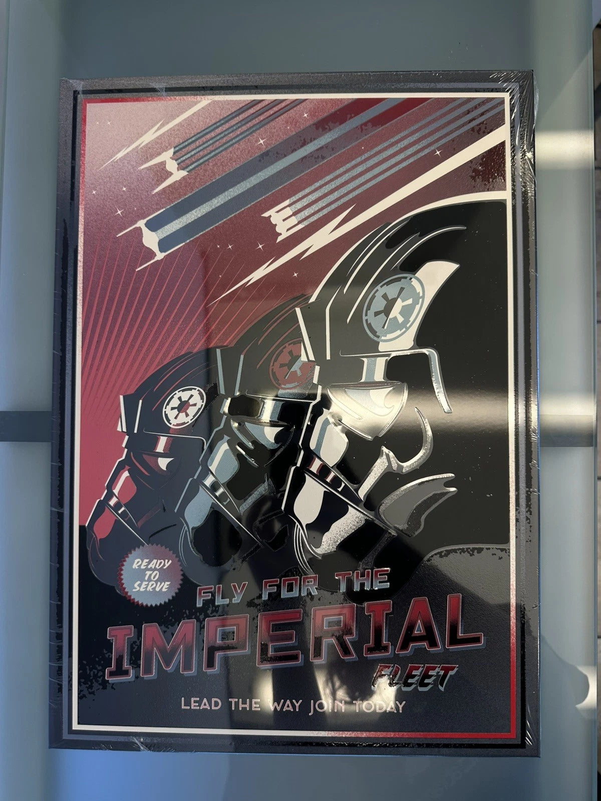 Displate Star Wars Fly for the Imperial Fleet Metal Artwork Print SDCC 2025