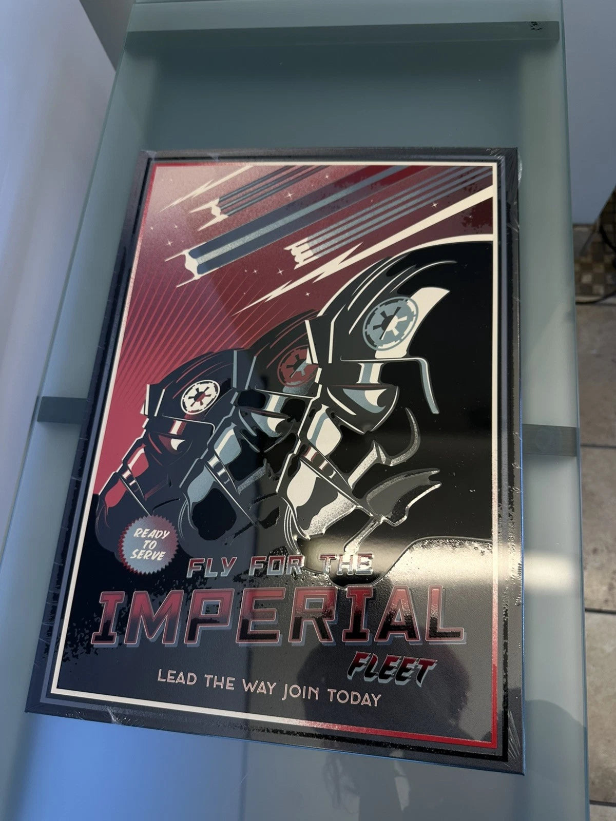 Displate Star Wars Fly for the Imperial Fleet Metal Artwork Print SDCC 2025