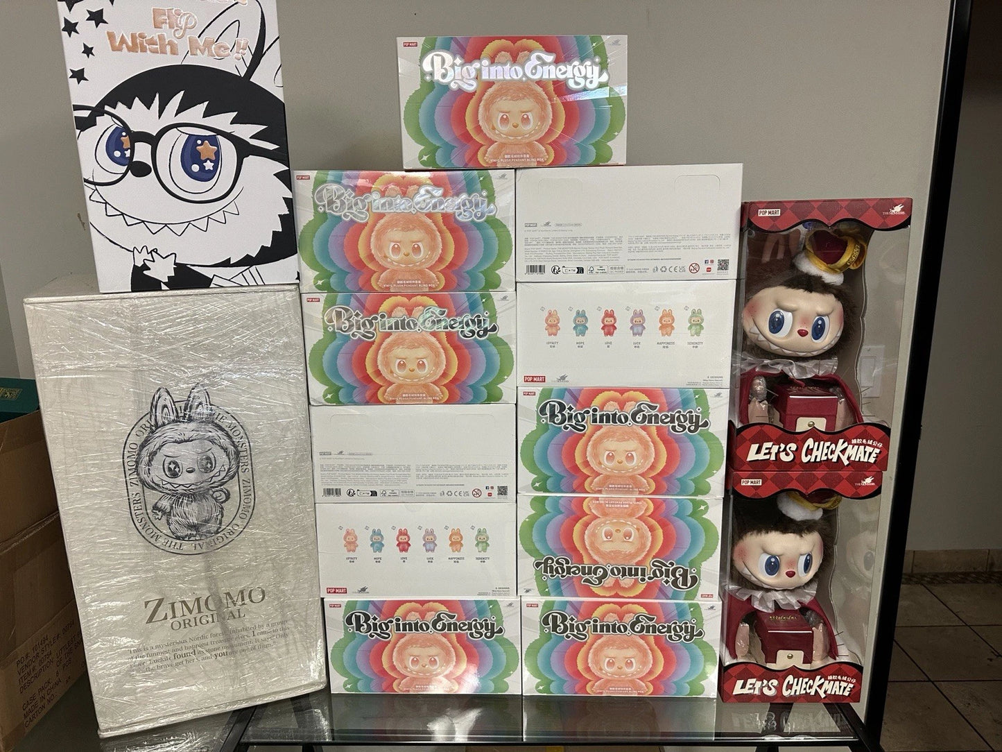 Pop Mart LABUBU The Monsters Big into Energy Plush Blind Box
