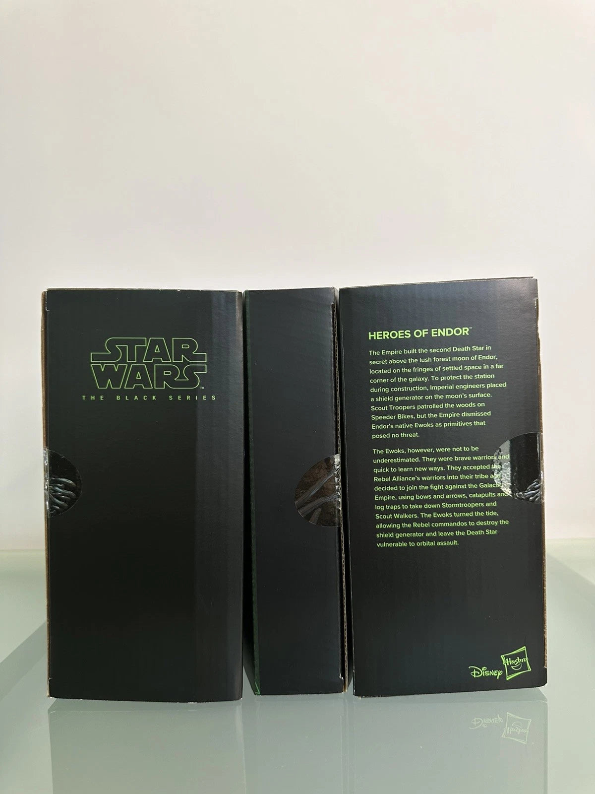 SDCC Star Wars Black Series 6'' HEROES OF ENDOR 4-Pack Paploo Speeder Hasbro New