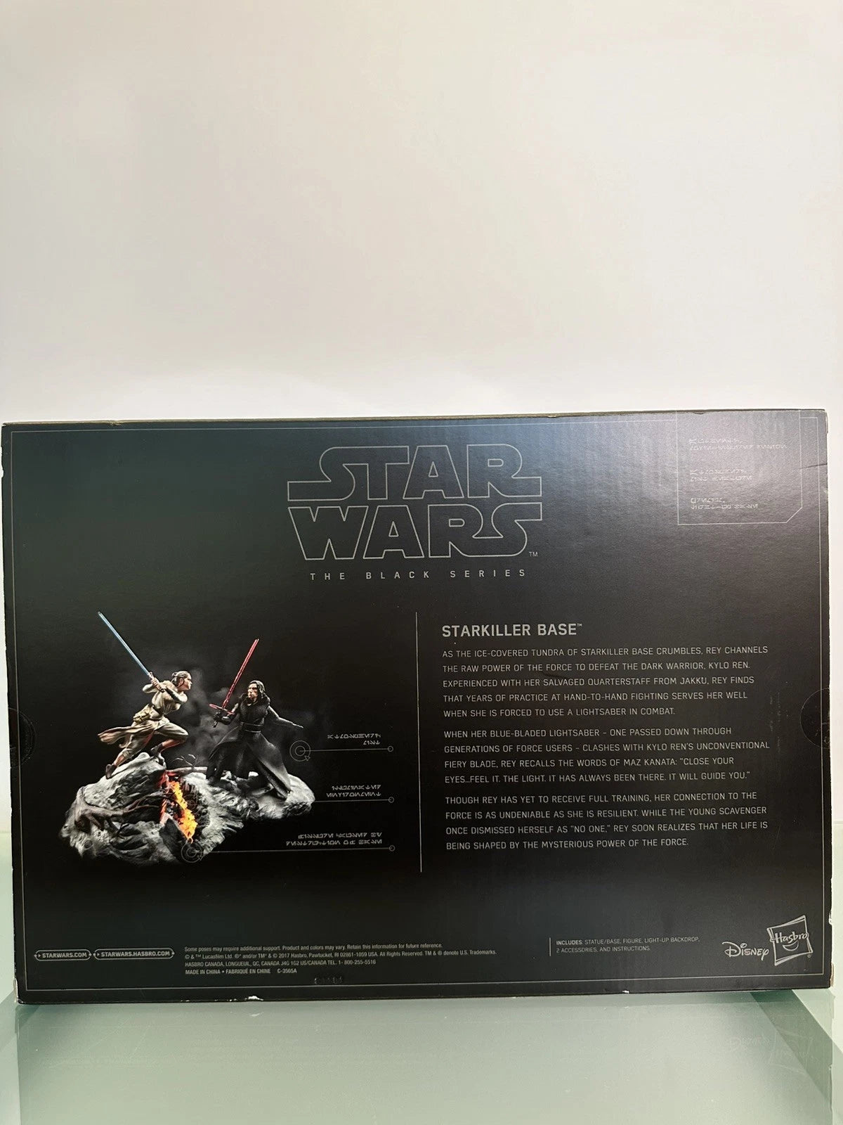 Star Wars Black Series SDCC 2018 Exclusive Rey & Kylo Ren Starkiller Base - New