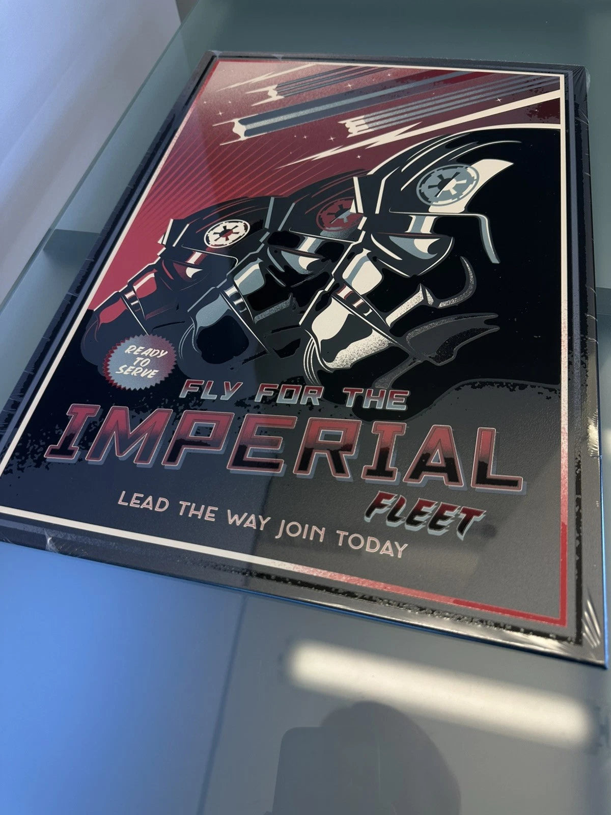 Displate Star Wars Fly for the Imperial Fleet Metal Artwork Print SDCC 2025