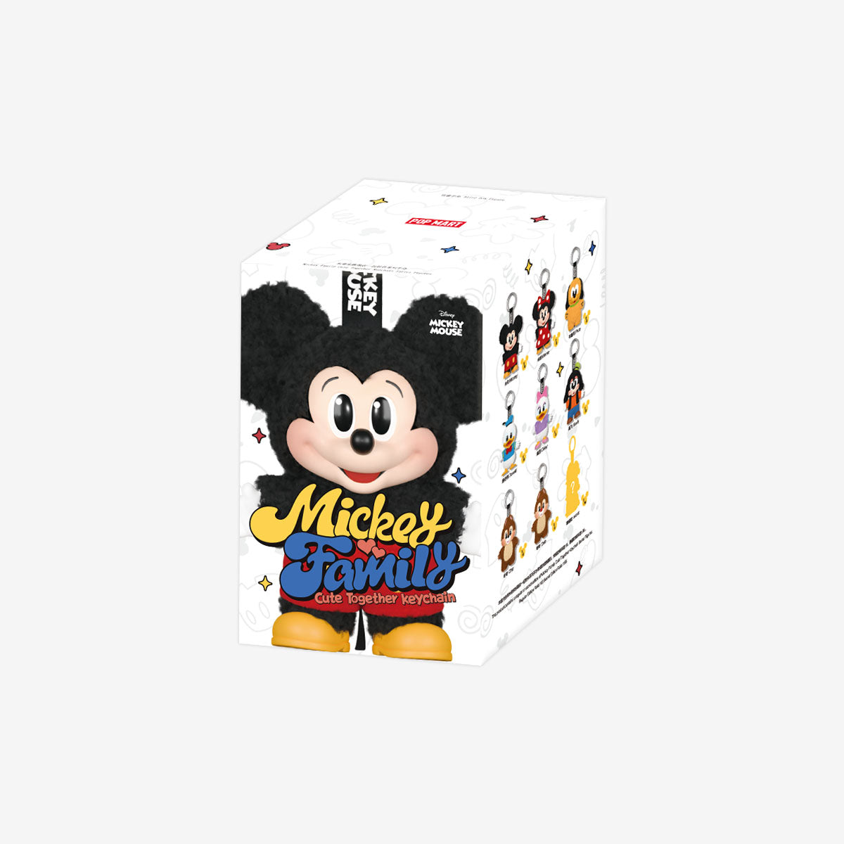 Mickey Family Cute Together Keychain Series Figures