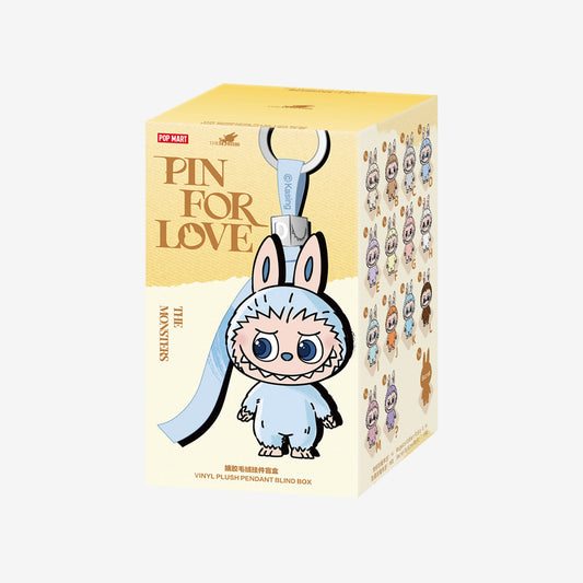 THE MONSTERS Pin for Love Series Vinyl Plush Pendant Blind Box (A-M)