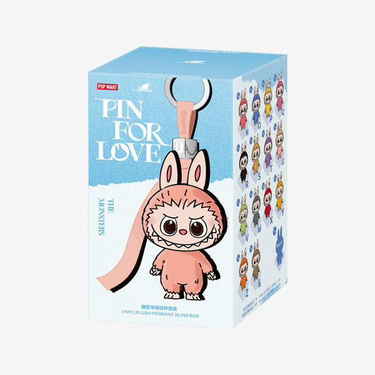 THE MONSTERS Pin for Love Series Vinyl Plush Pendant Blind Box (N-Z)