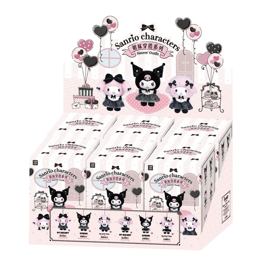 My Melody & Kuromi Sisters Outfit Vinyl Plush Blind Box