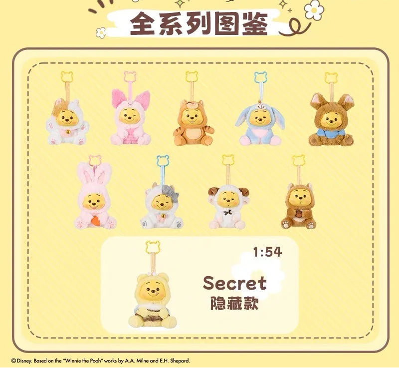 MINISO x Disney: Winnie The Pooh Naughty Party Series Plush Keychain Blind Box