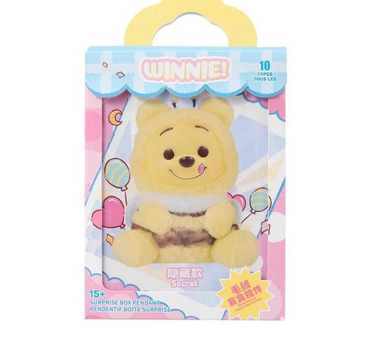 MINISO x Disney: Winnie The Pooh Naughty Party Series Plush Keychain Blind Box