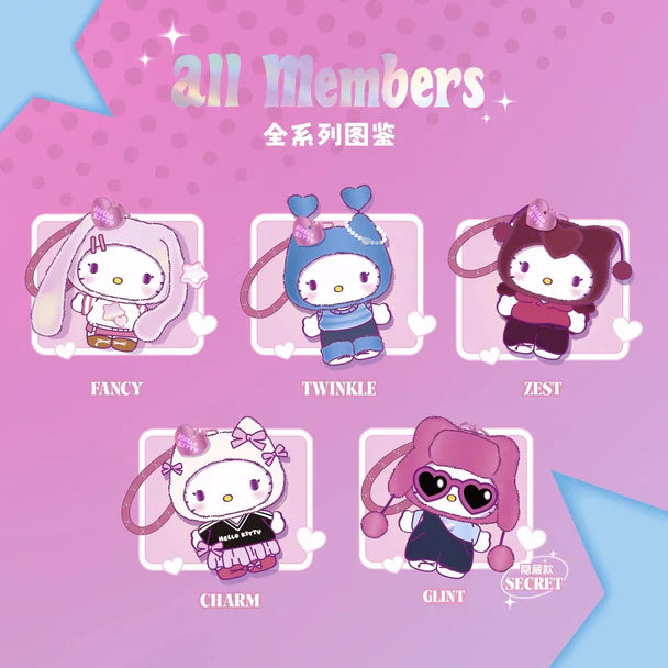 MINISO Hello Kitty Pop Star Vinyl Plush Pendant Blind Box