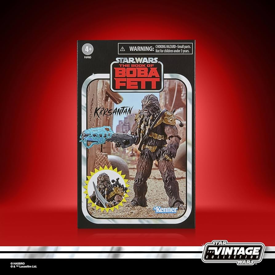 Krrsantan SDCC Comic Con Book of Boba Fett Figure VINTAGE Collection Star Wars