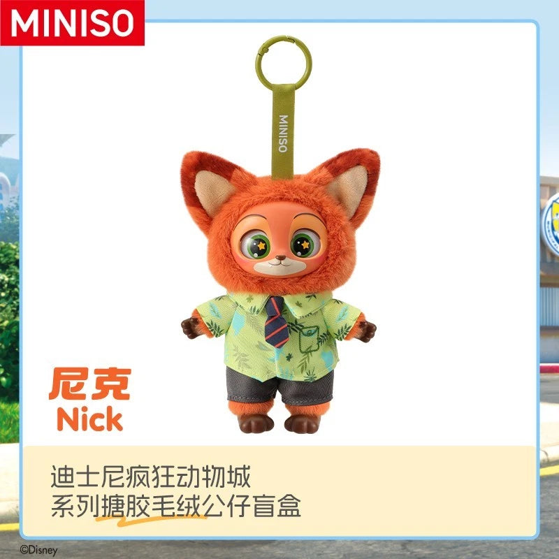 MINISO Disney Zootopia Series Plush Keychain Blind Box